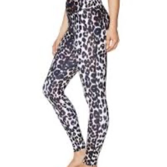 Betsey Johnson Performance Leopard Print Leggings Size Small - Picture 1 of 7